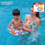 INTEX 59241儿童游泳圈 流行浮圈儿童玩具充气泳圈6-10岁（图案随机）