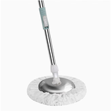 贝意品拖布杆不带桶拖把盘旋转拖把自拧家用免手洗干湿两用吸水拖 免手洗-旋转清洗【绿色】不锈钢盘 0m 1个拖布头+ 加强杆