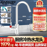 中宇（JOYOU）厨房冷热水龙头铜水龙头热水器二合一洗菜盆水龙头池洗碗池洗菜池 镀铬厨房冷热龙头00235CP