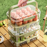 家の物语（KATEI STORY）日本手提保鲜盒水果盒子外出携带户外野餐移动小冰箱分装盒大容量