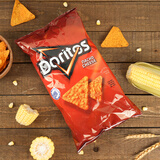 多力多滋（Doritos）玉米片浓郁芝士奶酪味198.4g美国进口薯片休闲百事食品追剧小零食