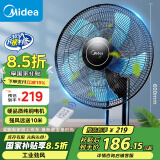 美的（Midea）【五叶飓风】工业遥控壁扇/挂壁式商居两用风扇/120°广角摇头定时电风扇/工厂通风吊扇 FW40-11AR