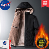 NASA BASE 春春季中老年男装秋装工装夹克男外套潮流春季中年男棒球服秋冬 2276黑色 XL (推荐体重120-135斤)