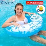 INTEX 59251 芙蓉花成人儿童游泳圈腋下浮圈泳圈水上装备大人腋下圈 外直径91cm内径31cm-颜色随机