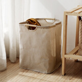 范爷家日式ins脏衣服收纳筐木提脏衣篮家用卫生间卧室大号放衣物的篮子