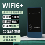 卓健随身wifi充电宝二合一免插卡移动wifi6便携随身wifi流量三网通2025新款随身无线wifi 1万毫安电池 【无需预存】1万毫安充电宝+WiFi6【12核】
