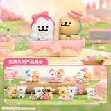名创优品（MINISO）线条小狗浪漫樱花盲盒手办桌面摆件玩具生日礼物女六一儿童节礼物