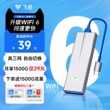 飞猫智联u8 随身wifi6免插卡移动wifi无线网卡便携式热点4g路由器无限笔记本电脑通用流量2024新款