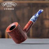 沙芬（SAVINELLI）手工烟斗石楠木510牛头犬进口男士过滤烟嘴烟斗厚斗壁 七夕送男友 【311斗型 锤子式 经典入门斗】5星推荐