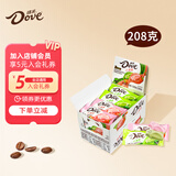 德芙（Dove）丝滑牛奶巧克力休闲零食婚庆喜糖送女友生日礼物儿童解馋充饥食品 德芙什锦抹茶&草莓208克