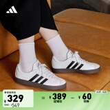 adidas「T头鞋」VL COURT 2.0复古休闲板鞋德训鞋阿迪达斯轻运动 白色/黑色/灰色JQ2470（推荐选小半码） 38.5