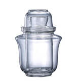 冠临乐高鹏硅玻璃家用四两白酒黄酒杯温酒壶暖酒器烫酒热酒壶酒具 大号温酒壶（4两/200ml） 一个