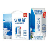 伊利安慕希希腊风味早餐酸奶原味205g*12盒 礼盒装