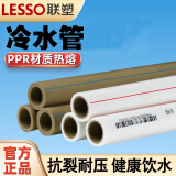 联塑PPR水管冷热水管热熔管件自来水管加厚ppr给水管通用上水管材家装暖气管材 冷水管dn20*2.0mm(1.25MPa） 白色一米价