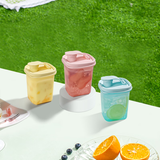 特百惠（Tupperware） 迷你纤巧壶 350ML彩色酵素果醋壶塑料水壶带刻度咖啡杯 350ml纤巧壶三件套