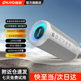 雷登（OHAYO）X10MAX无线便携式蓝牙音箱2025新款重低音炮大音量高音质户外迷你小型自行车骑行小音响防水音箱 X10Pro灰色全频扬声器24W 官方标配【当/次日达】