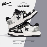 回力男鞋2025新款冬季软底复古百搭加绒鞋子男学生休闲运动板鞋男 黑白悟空 42