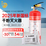神龙25年新国标车载干粉灭火器2kg+固定带 安全行车年检套装 消防器材