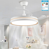 雷士（NVC） 风扇灯餐厅吊扇灯隐形扇叶电风扇灯现代简约卧室客厅餐厅吊灯 荐！怡风36W/高显指/1级能效