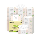 洁柔抽纸 粉Face柔韧3层110抽*24包 可湿水纸巾卫生纸 抽纸整箱