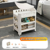 淘尼屋尿布台婴儿护理台多功能全塑料婴儿床可移动新生儿换衣洗澡抚触台 尿布台进口HDPE食品级0甲醛+PU垫 尿布台进口HDPE食品级0甲醛