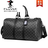 PLOVER旅行包男士手提包大容量时尚商务出差短途旅游健身包登机行李包潮 睿智黑《格子》 大