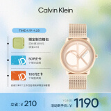 凯文克莱（Calvin Klein）CK手表logo款中性腕表情侣手表情人节礼物25200035