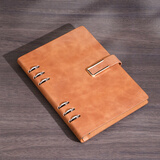 卫美新款活页本a5笔记本带扣日历记事本25K商务办公可拆卸100张工作会议记录高颜值日记本定制可印logo