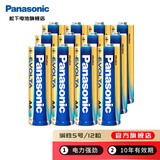松下（Panasonic） 5号五号碱性电池数码相机鼠标智能门锁电池 进口12节装