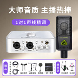 艾肯4nano外置声卡套装主播直播喊麦全套手机电脑有线无线麦克风套装专业录音k歌书声说唱带货声卡设备 4nano+莱维特240PRO【网红热荐】