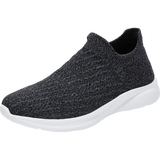 【9成新】京东京造【Air Strike超轻】男士运动休闲鞋软底网面鞋健步鞋黑色43  