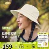 蕉下（beneunder）遮阳帽子女透气渔夫帽防晒帽钓鱼帽防泼水户外AS713白