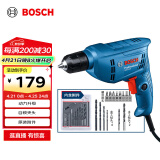 博世（BOSCH）GBM 400 KLE 手电钻400瓦电动螺丝刀手枪钻 自锁夹头15件附件套装