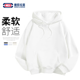 GENIOLAMODE卫衣男韩版简约时尚连帽长袖衫经典纯色休闲百搭男装上衣