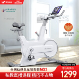 麦瑞克（MERACH）动感单车家用磁控静音智能运动健身器材室内脚踏自行车 绝影CC 手动调阻-燃脂直播课-白色