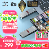 爱国者（aigo）512GB Type-C USB3.2 手机电脑双接口U盘U357 读速440MB/s 商务办公多功能优盘
