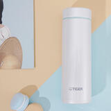 虎牌（TIGER）梦重力不锈钢真空保温杯中秋节礼物MMP-J30C-WL 300ML 冷光白