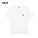 MLB男女短袖T恤情侣运动春夏简约休闲纯色圆领3ATSB0243