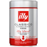 意利（illy）意大利中度烘焙 中度研磨过滤咖啡粉250g/罐 适用摩卡壶原装进口