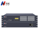 国威GW1000机架式集团程控电话交换机 4-8外线16-48分机 网络电脑软件管理计费酒店叫醒来显 GW1000-4外线48分机