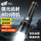 探路蜂同价618手电筒强光远射超亮可充电P70变焦led户外应急灯探照灯