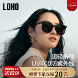 LOHO折叠墨镜女2025高级感太阳镜男偏光开车防晒防紫外线超轻gm眼镜