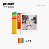 宝丽来Polaroid拍立得相纸i-Type彩色胶片 复古一次成像相纸 适用NOW/NOW+/I-2/Lab机型 白框彩色（3连包24张）6272 适用于i-type机型