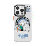 魅族（MEIZU）PANDAER 白金独角兽 妙磁抗菌手机壳 雪人大冒险 适用iPhone 16Pro IML印刷全包结构Click按键模组