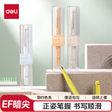 得力(deli)文具小学生正姿钢笔 EF明尖练字钢笔暮棕色1笔/盒 A953 生日礼物 开学礼物 EF尖(约0.38mm)
