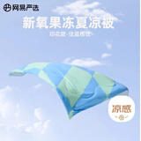网易严选果冻被空调被夏被A类抗菌纤维被凉感被夏凉被 200*230cm*法蓝格
