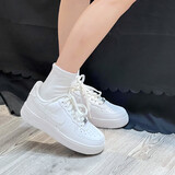 耐克（NIKE）女鞋 AIR FORCE 1 AF1空军一号女子小白鞋板鞋运动鞋休闲鞋 DD8959-100 /柔软舒适 38.5