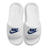 耐克NIKE外穿男拖鞋一字VICTORI休闲鞋CN9675-102白44