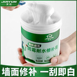 家韵（jiayun）补墙膏桶装胶刮涂翻新防水防霉墙面修补胶白墙腻子膏 补墙膏1kg+全套工具