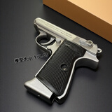 高定5.0全合金007ppk国产64式空挂可玩具怆成人cs手炝黄河发射器 全金属5.0ppk（暗色）